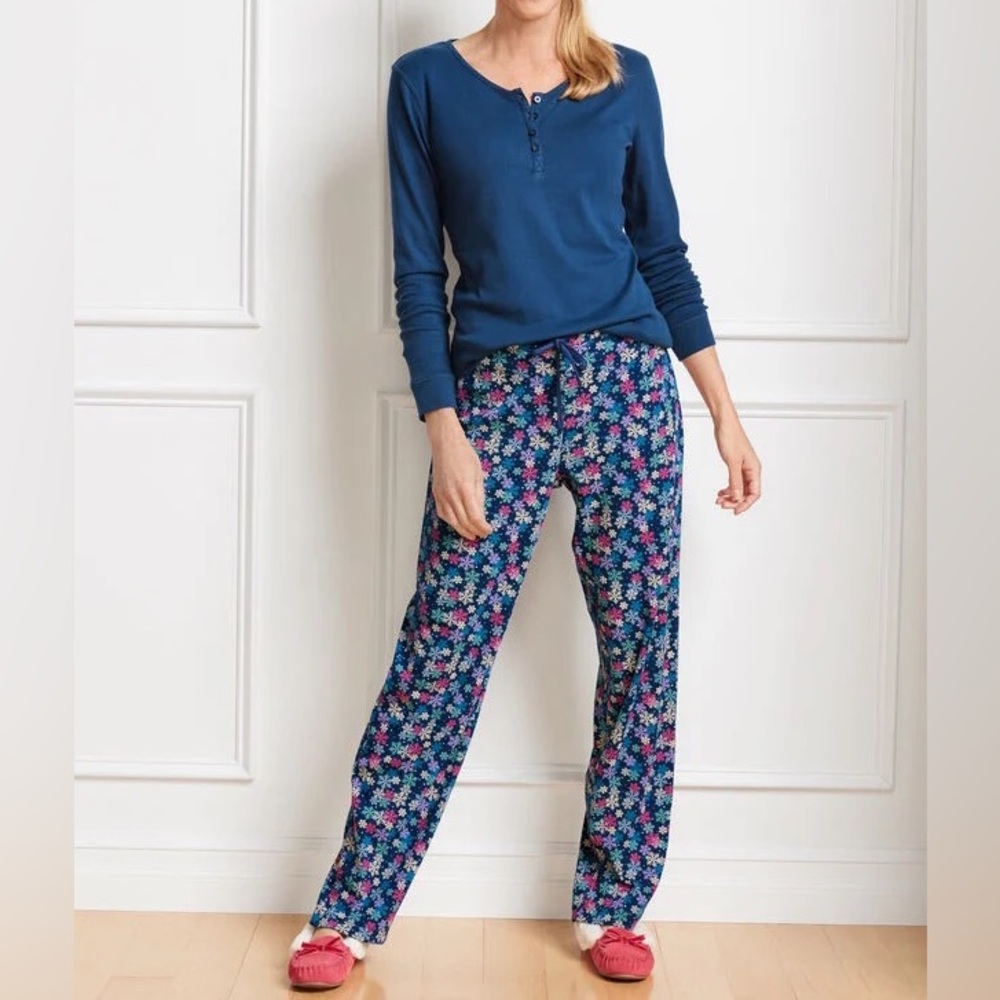 Talbots sweet dreams sleep set pajamas size Small